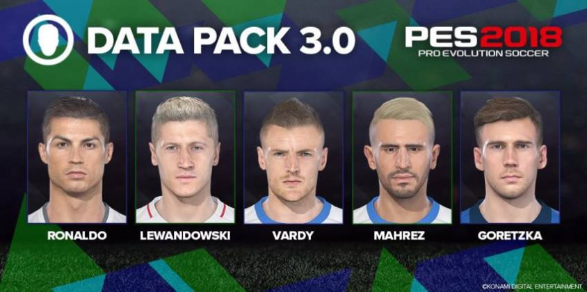 PES 2018 Data Pack 3.0 Face Update