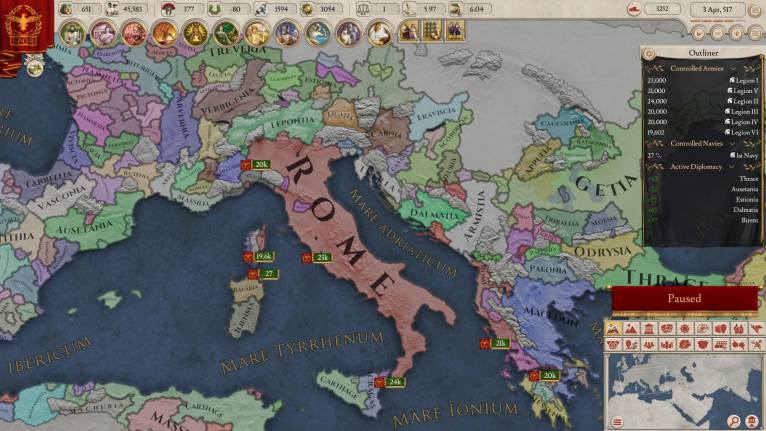 Imperator Rome Update v1.4.2 Patch Notes