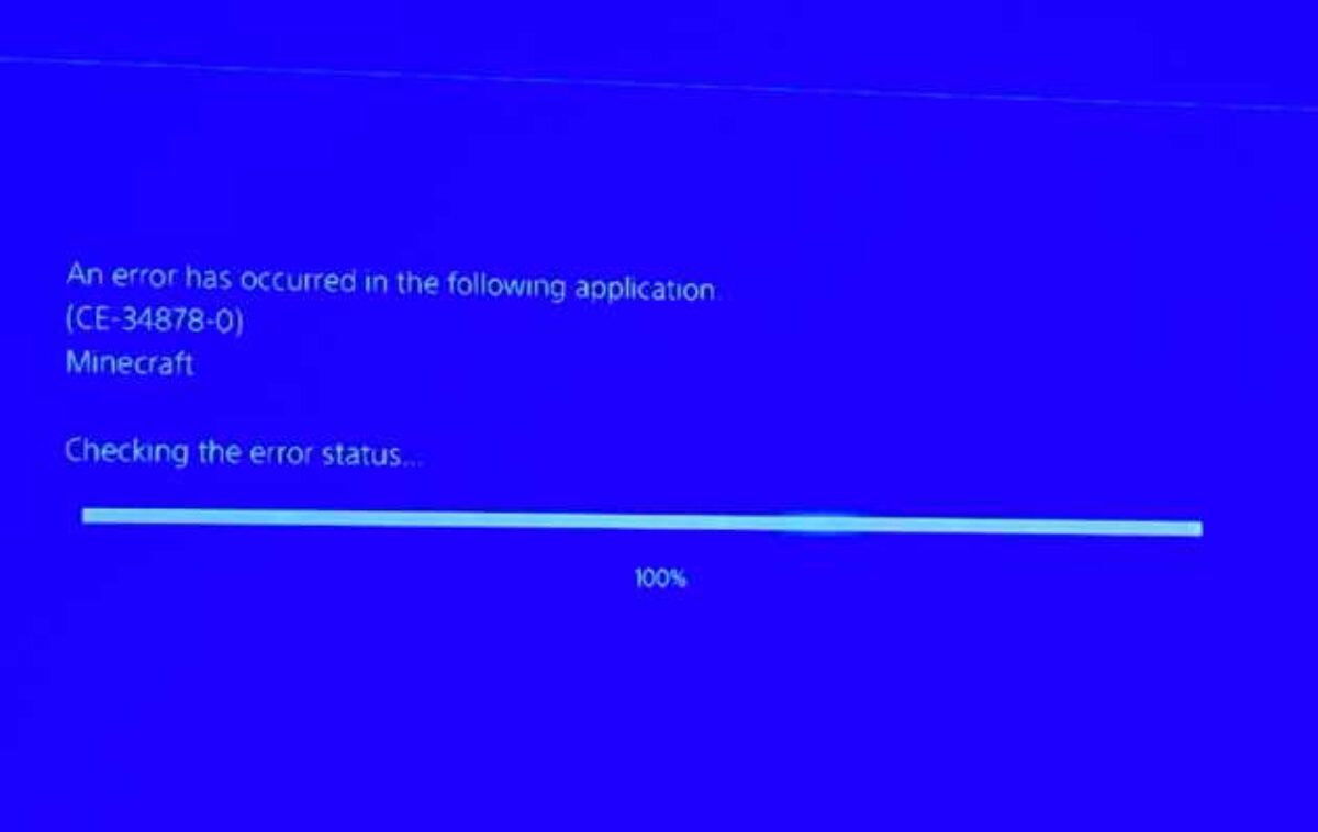 How to Fix Minecraft error CE-34878-0 (PS4) and Loading Issue