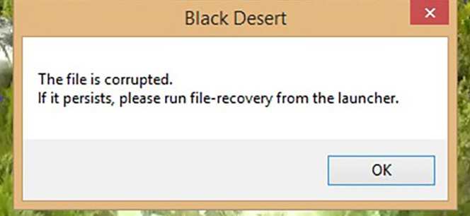 How to Run Black Desert Online File Recovery?
