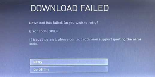 [FIXED] Warzone Error Code Diver and 6 "Download Failed" Issue