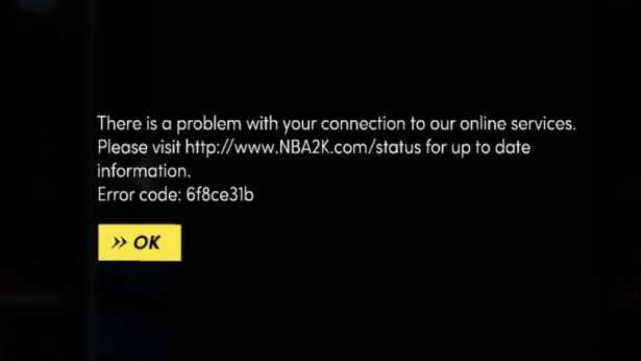 How To Fix Nba 2k22 Error Code 6f8ce31b New