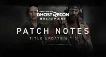Ghost Recon Breakpoint Update 2.00 Patch Notes (UT 4.1.0) – Nov 2, 2021