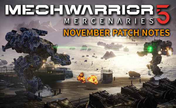 MechWarrior 5 Mercenaries Update 1.03 Patch Notes - Nov 17, 2021