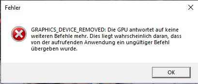 GRAPHICS_DEVICE_REMOVED Error in WWE 2K22