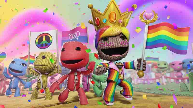 Sackboy Update 1.17 adds Pride colorfull costume