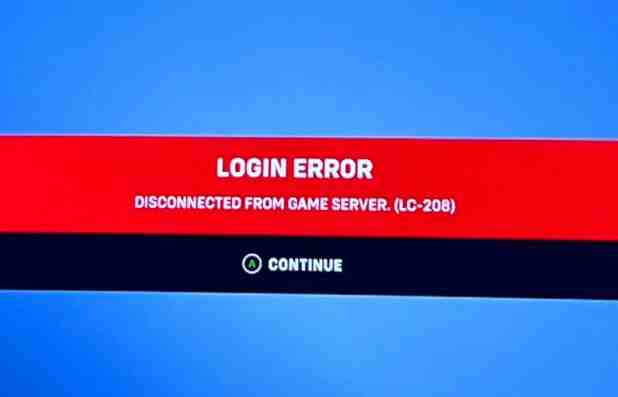 Overwatch 2 error code LC-208