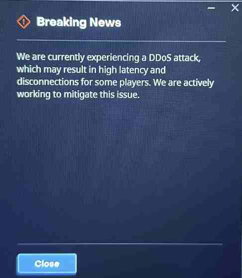 Diablo 4 DDoS Attack
