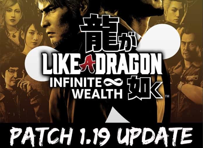 Like a Dragon Infinite Wealth 1.19 Patch Notes
