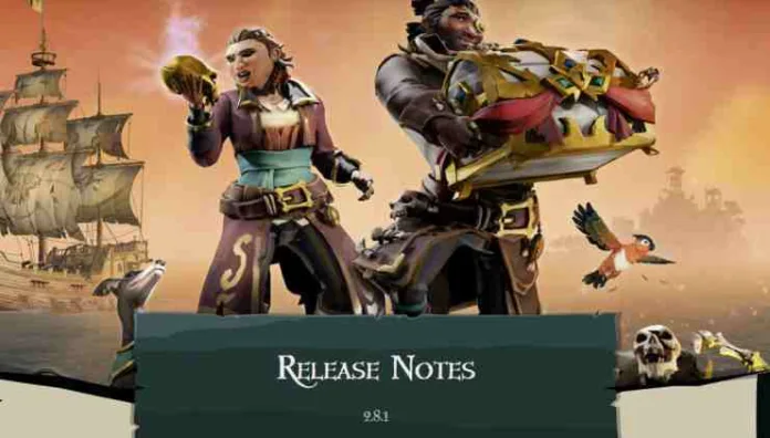 Sea of Thieves Update 2.8.1 Patch Notes
