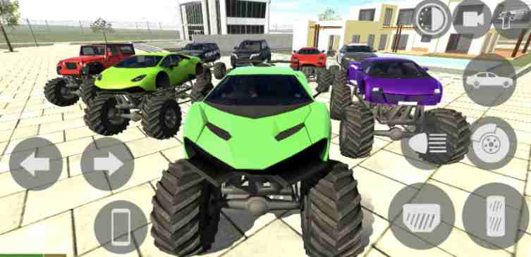 indian bike driving 3d monster truck number