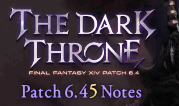 FINAL FANTASY XIV Patch 6.45