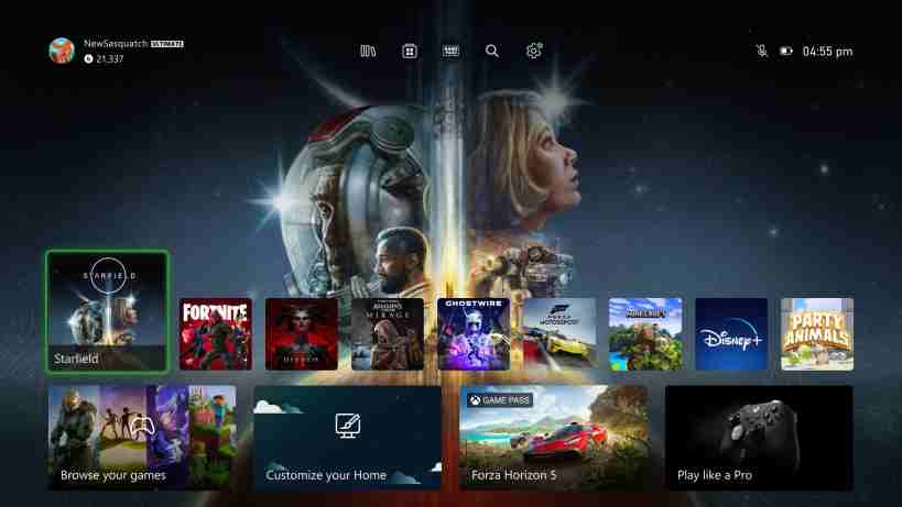 new-xbox-home-screen-rolls-out-to-xbox-series-x-s-xbox-one