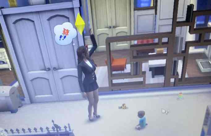 Sims 4 Unable to Pick up the Infant