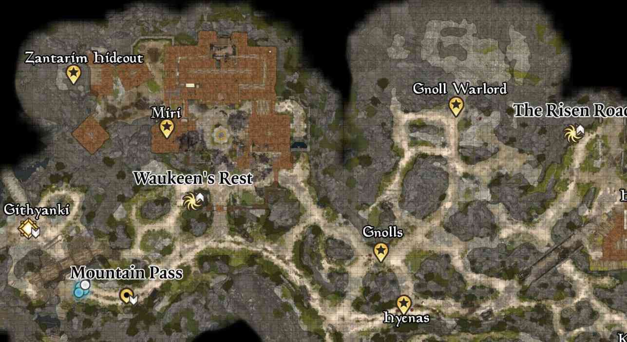 Ellyka Locations in Baldur's Gate 3