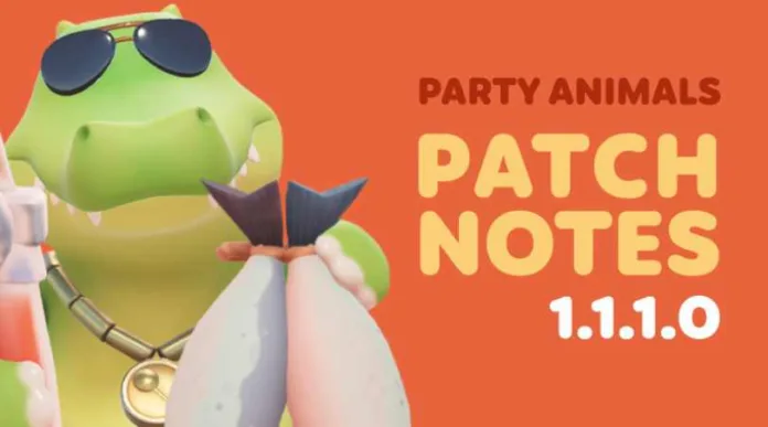 Party Animals Update 1.1.1.0 Patch Notes