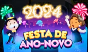 Lista de recompensas da festa de ano novo do Monopoly Go