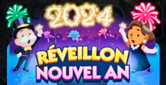 Liste des récompenses du Réveillon Nouvel An de Monopoly Go