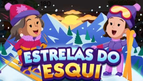 Evento Estrelas do Esqui Monopoly Go