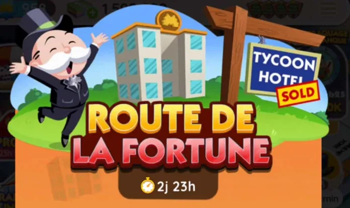 Liste des récompenses de evenement Route De La Fortune - Monopoly Go