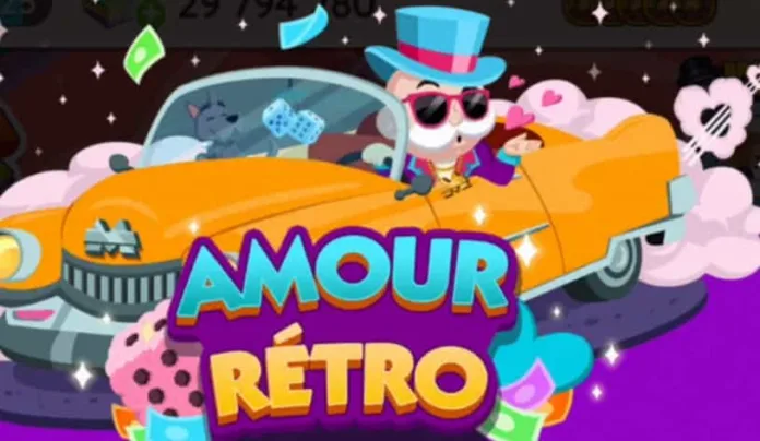 Evenement Monopoly Go Amour Rétro