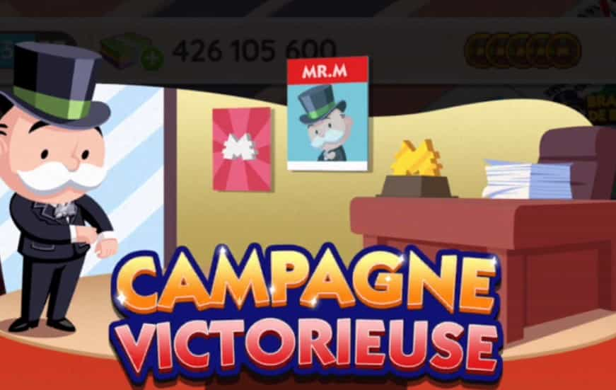 Evenement Monopoly Go Campagne Victorieuse