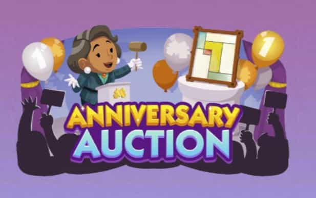 Monopoly Go Anniversary Auction Rewards List