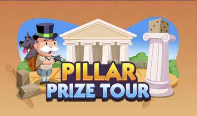 Monopoly Go Pillar Prize Tour event list