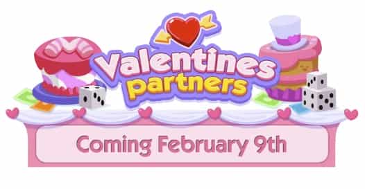 Next Monopoly Go Partner Event - Valentine's Partner Event - February 9, 2024