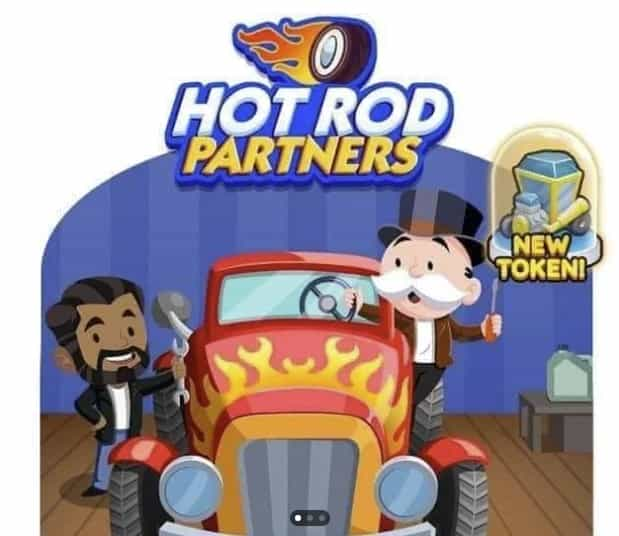 Evenement des Partenaires Monopoly Go Hot Rod en Mars 2024