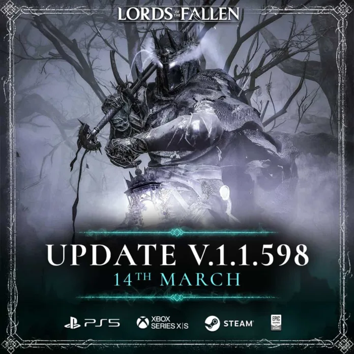 Lords of the Fallen Update 1.038 Patch Notes (Ver. 1.1.598)