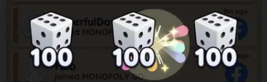 100 Dadi Gratis Monopoly Go