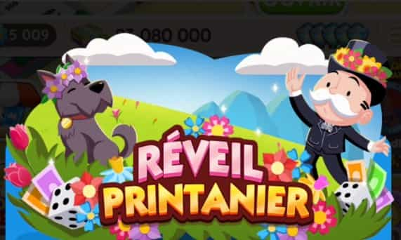 Evenement Monopoly Go Reveil Printeanier