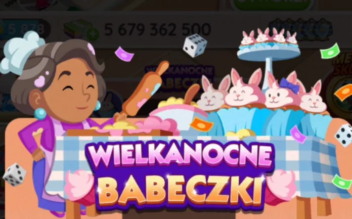 Wydarzenie Wielkanocne babeczki Monopoly Go