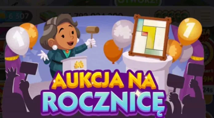 Lista nagród z Aukcja Na Rocznice Monopoly Go