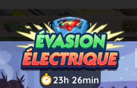 Événement Évasion électrique Monopoly Go (Recompenses)