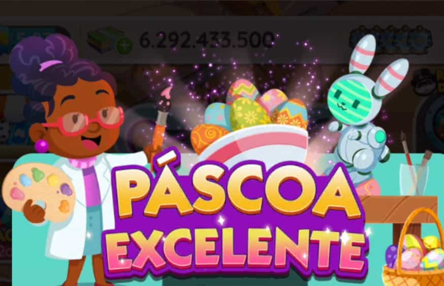 Evento Monopoly Go Páscoa Excelente