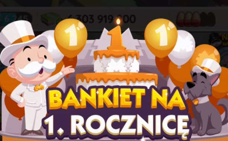 Wydarzenie Bankiet Na 1. Rocznice Monopoly Go