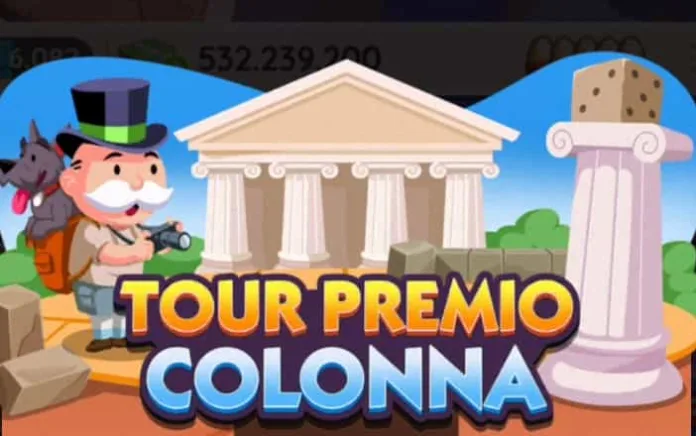 Evento Monopoly Go Tour Premio Colonna