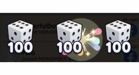 100 dés gratuits Monopoly Go du 21 juin 2024