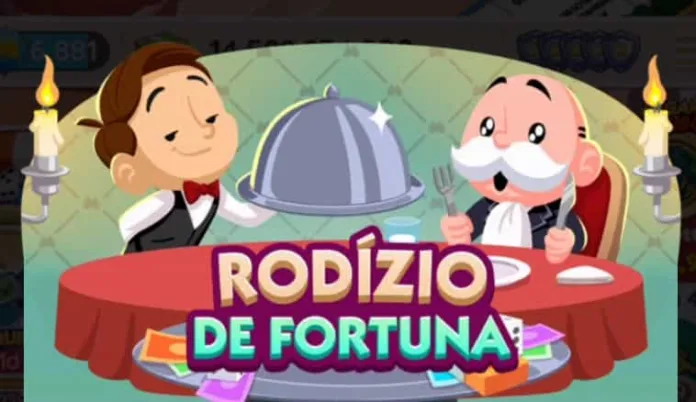 Evento Monopoly GO Rodizio De Fortuna (lista de recompensas)