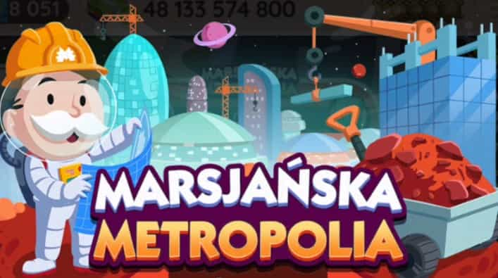 Monopoly Go Marsjanska Metropolia Wydarzenie (lista nagród)