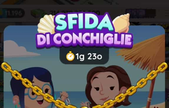 Evento Sfida Di Conchiglie Monopoly Go (elenco dei premi)