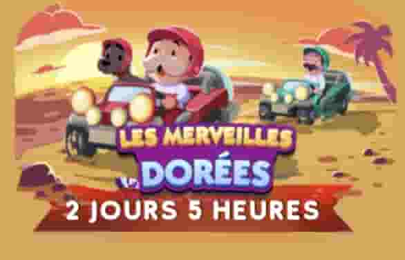 Événement Les merveilles dorées Monopoly Go (Récompenses)