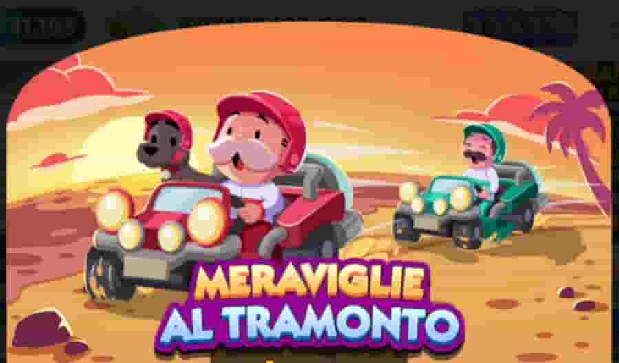 Evento Meraviglie Al Tramonto Monopoly Go (elenco dei premi)