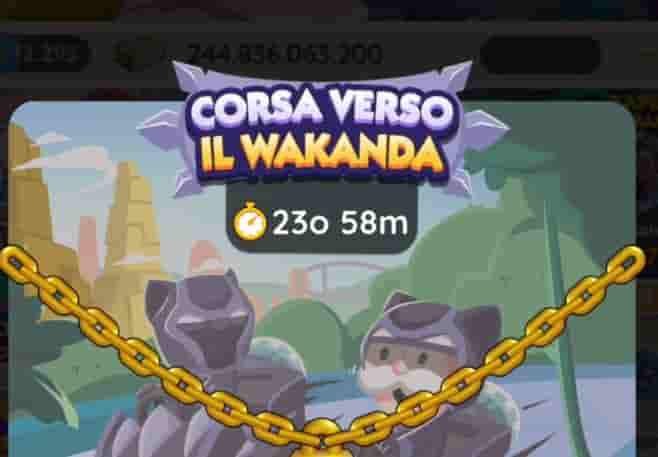 Evento Corsa Verso Il Wankanda Monopoly Go (elenco dei premi)