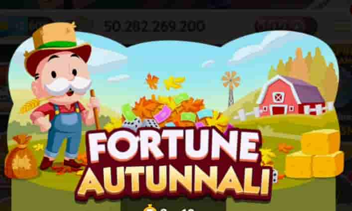 Evento Fortune Autunnali Monopoly Go (elenco dei premi)