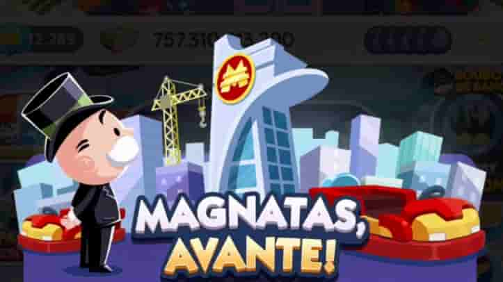 Evento Monopoly Go Magnatas Avante (lista de recompensas)