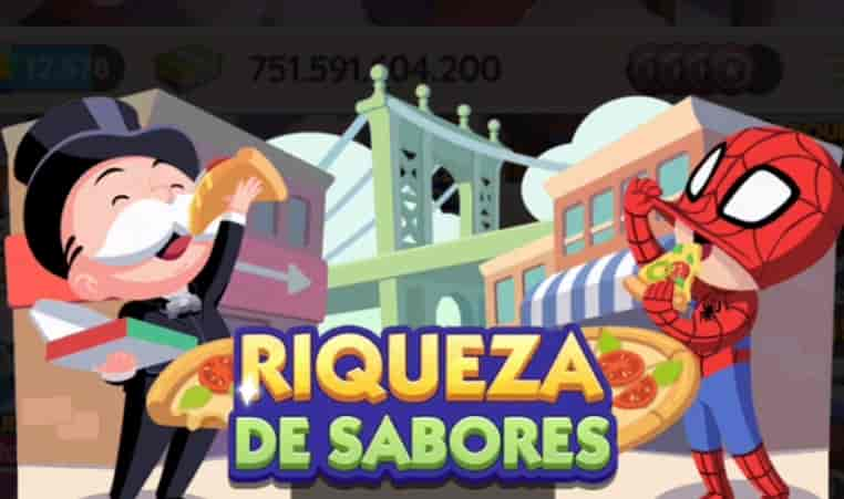 Evento Monopoly Go Riqueza De Sabores (lista de recompensas)