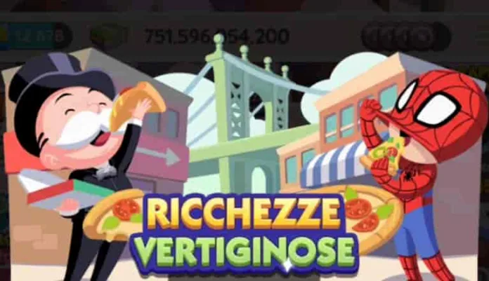 Evento Ricchezze Vertiginose Monopoly Go (elenco dei premi)